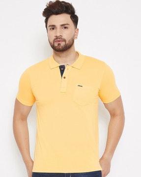 regular fit short sleeves polo t-shirt