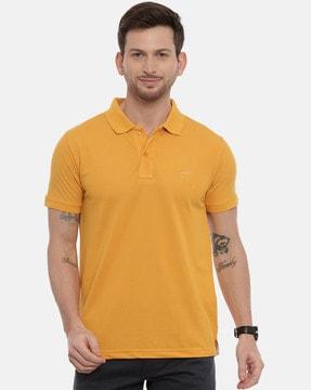 regular fit short sleeves polo t-shirt