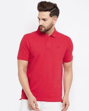 regular fit short-sleeves polo t-shirt