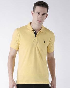 regular fit short sleeves polo t-shirt