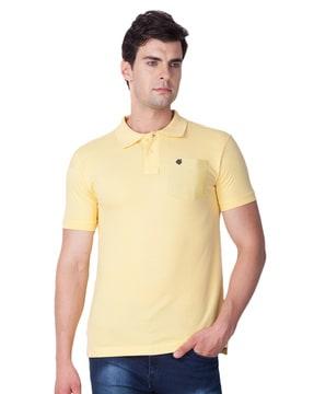 regular fit short sleeves polo t-shirt