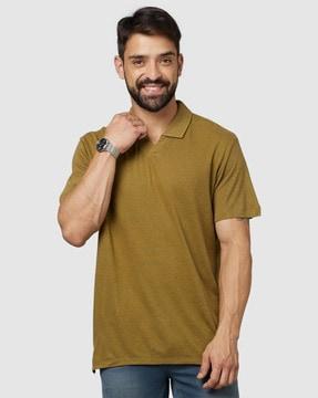 regular fit short-sleeves polo t-shirt