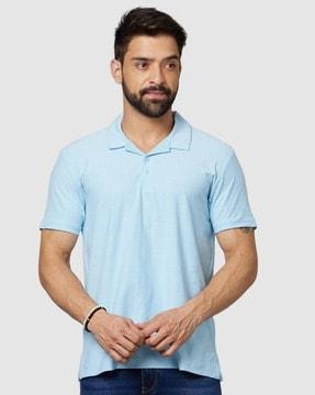 regular fit short-sleeves polo t-shirt