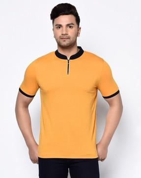 regular fit short sleeves t-shirt