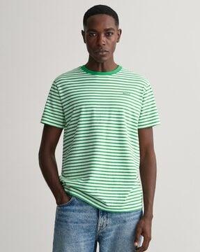 regular fit striped crew-neck t-shirt