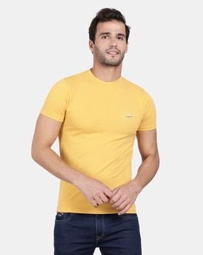 regular fit striped crew-neck t-shirt