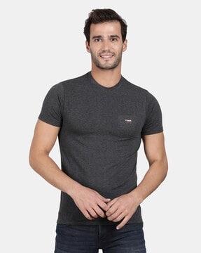 regular fit striped crew-neck t-shirt