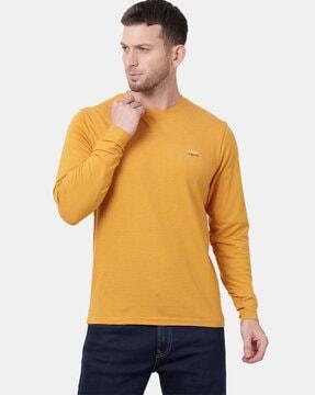 regular fit striped crew-neck t-shirt