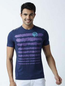 regular fit striped crew-neck t-shirt