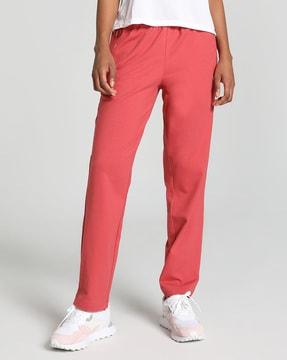 regular fit sweat pants with zipper pockets