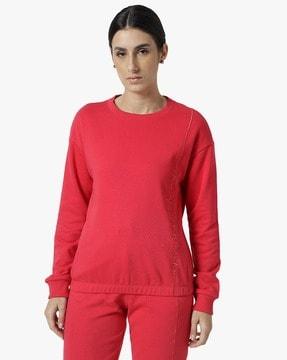 regular fit sweatshirt with elasticated hem