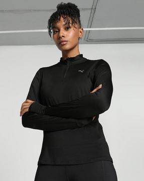 regular fit sweatshirt with logo print