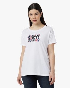 regular fit t-shirt with logo