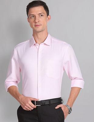 regular fit twill formal shirt