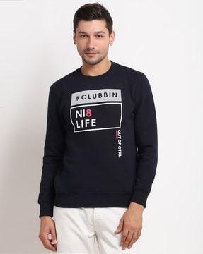 regular full sleeve  sweatshirt