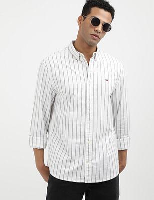 regular oxford stripe shirt