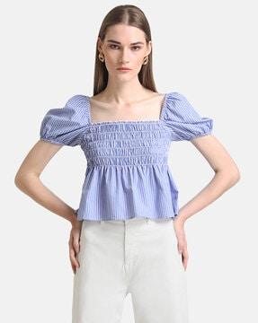 regular solid crop top