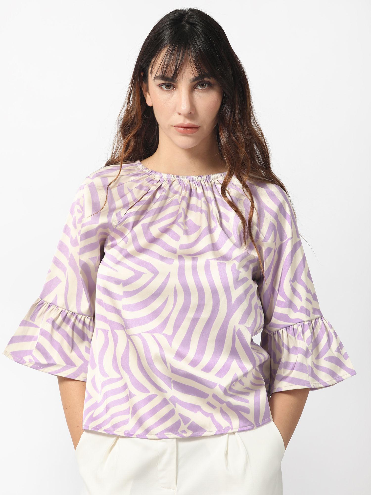 reila pastel purple top