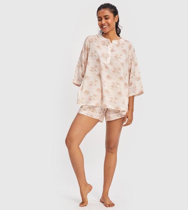 reistor faded dreams sleepwear 22 laze and unwind pajama shorts and top