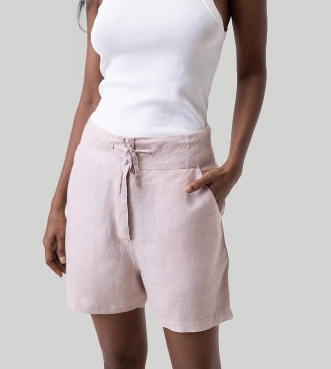 reistor hemp pink summer 23 drawstring shorts