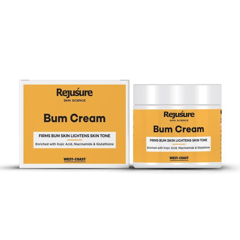 rejusure bum cream - firms bum skin lightens skin tone