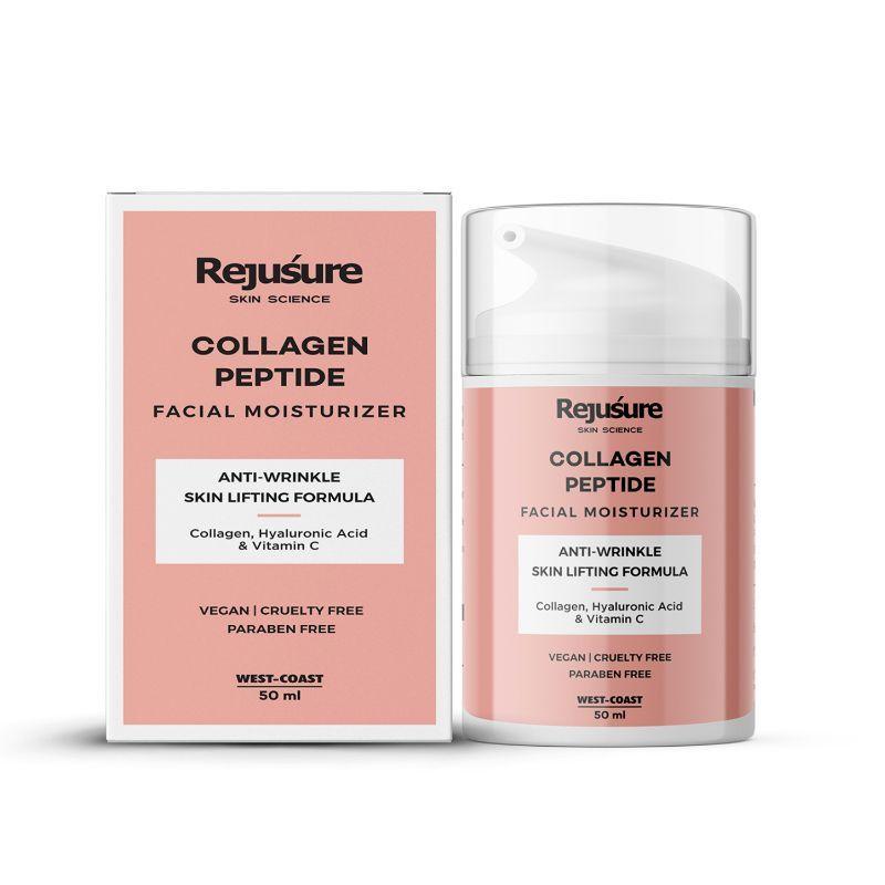 rejusure collagen peptide cream moisturizer day night anti-aging/anti-wrinkle