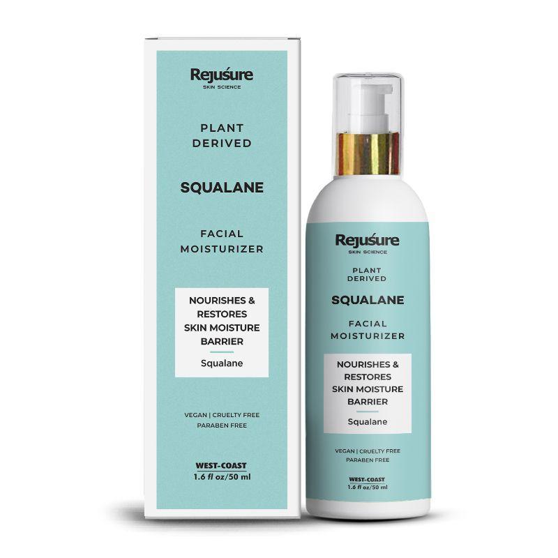 rejusure plant derived squalane + vitamin e face moisturizer