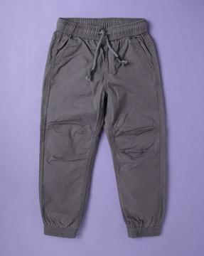 relaxed fit woven joggers
