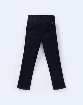 relaxed jeggings with elasticated waistband