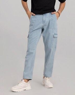 relaxed-fit casual jeans