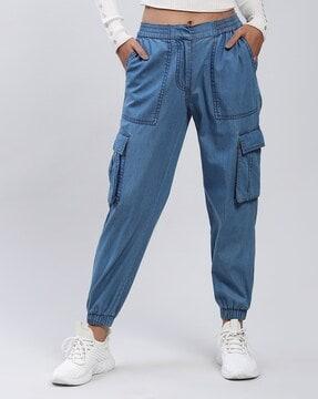 relaxed fit cargo jogger pants