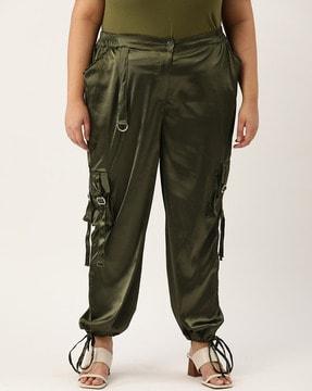 relaxed fit cargo pants with insert pockets