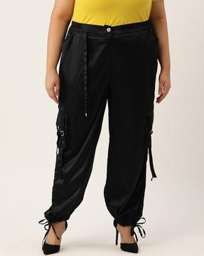 relaxed fit cargo pants with insert pockets