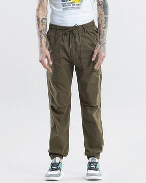 relaxed fit cargo pants with insert pockets