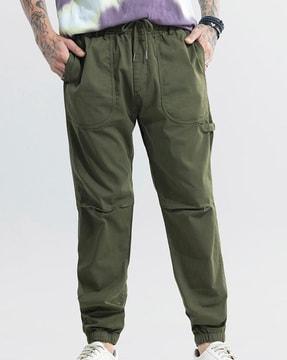 relaxed fit cargo pants with insert pockets