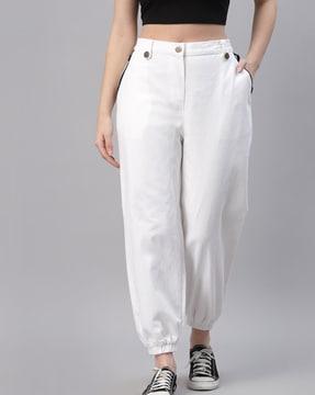 relaxed fit cargo pants with insert pockets