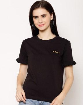 relaxed fit crew-neck t-shirt