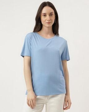 relaxed fit crew-neck t-shirt