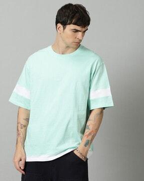 relaxed fit crew-neck t-shirt