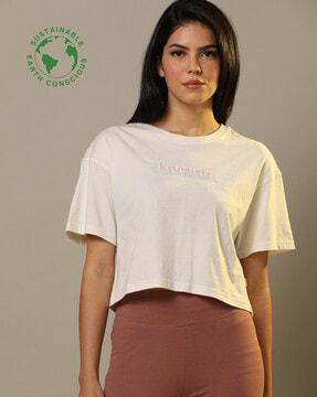 relaxed fit crew-neck t-shirt