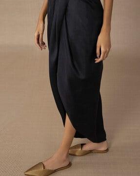 relaxed fit dhoti pants