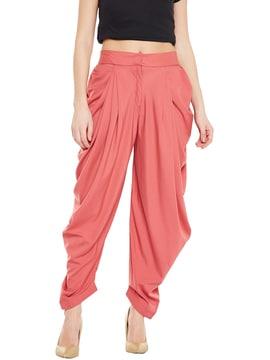 relaxed fit harem pants