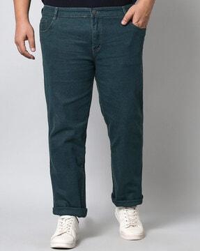 relaxed fit jeans with insert pockets