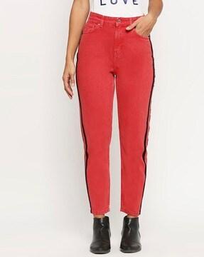 relaxed fit mid-rise jeans