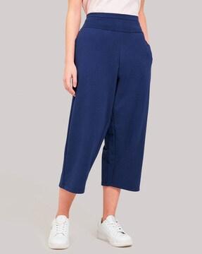 relaxed fit pants with insert pockets