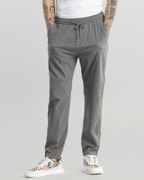 relaxed fit pants with insert pockets