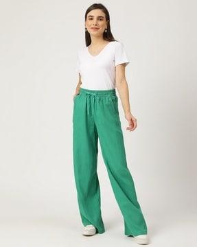 relaxed fit pants with pockets