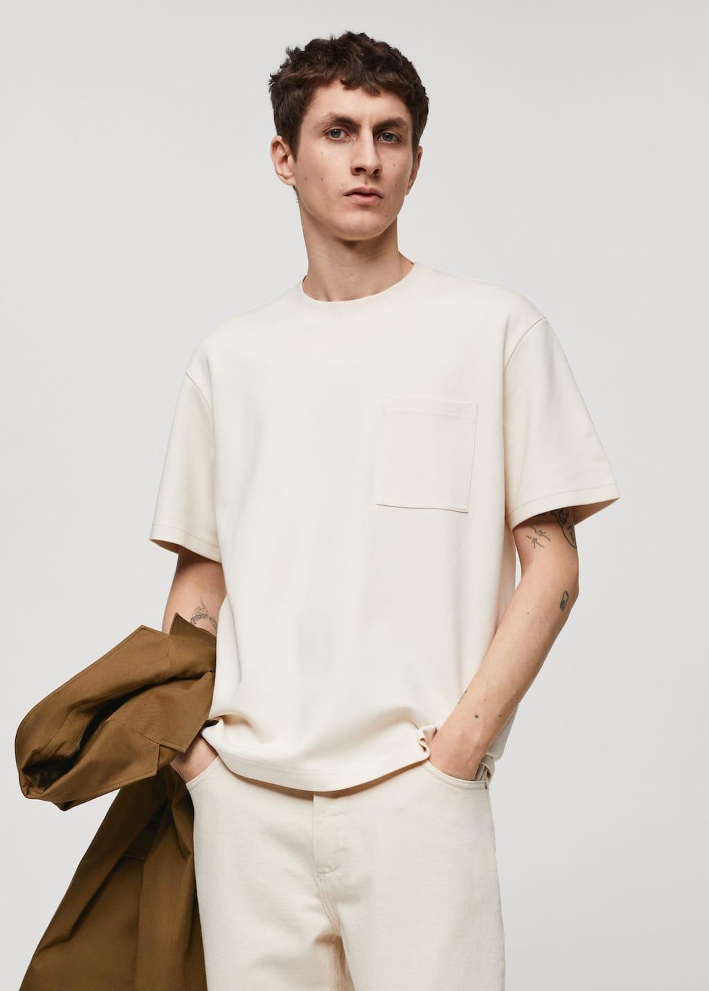 relaxed fit pocket t-shirt