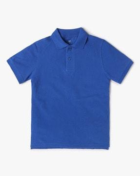 relaxed fit polo t-shirt