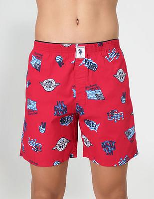 relaxed fit printed iyab boxers - pack of 1